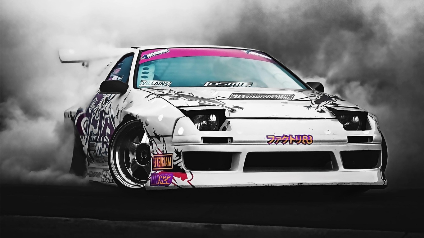 drift, mazda, rx-7