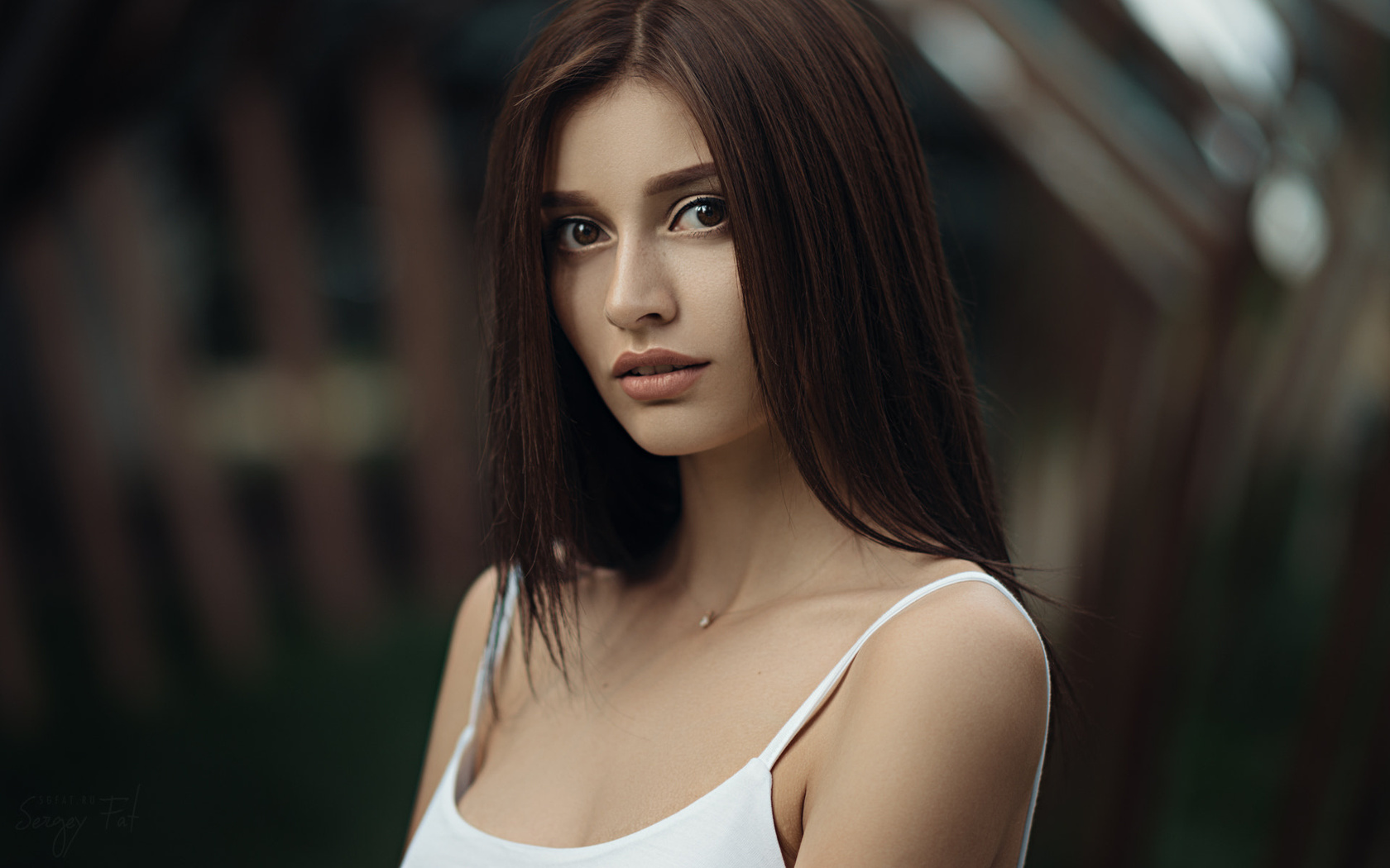 women, face, portrait, sergey fat, depth of field