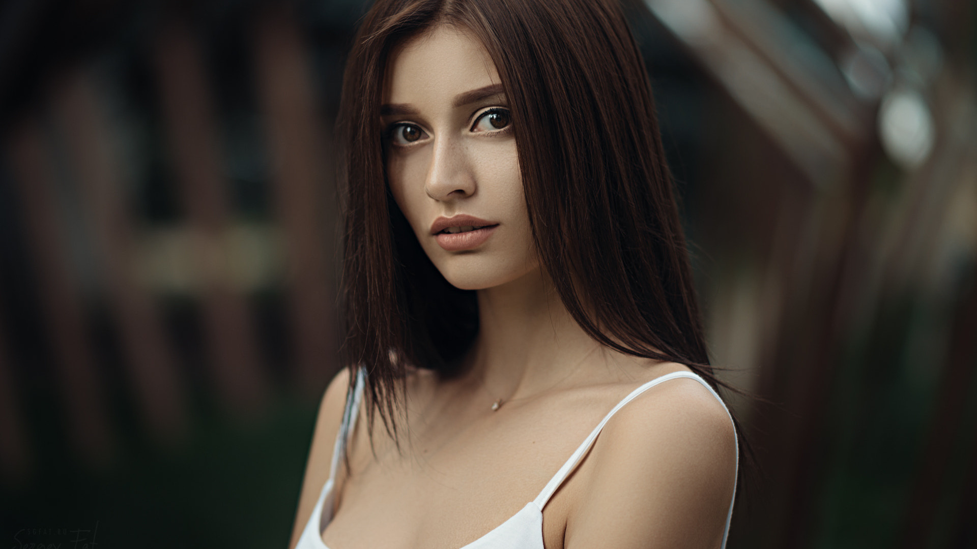 women, face, portrait, sergey fat, depth of field