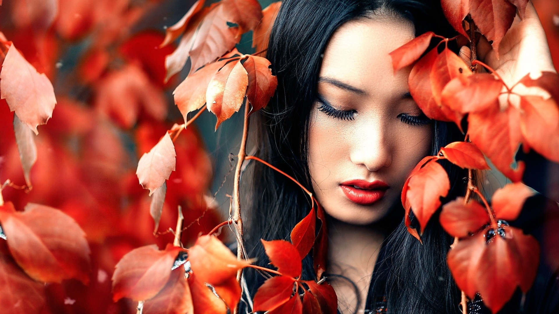 women, face, asian, alessandro di cicco