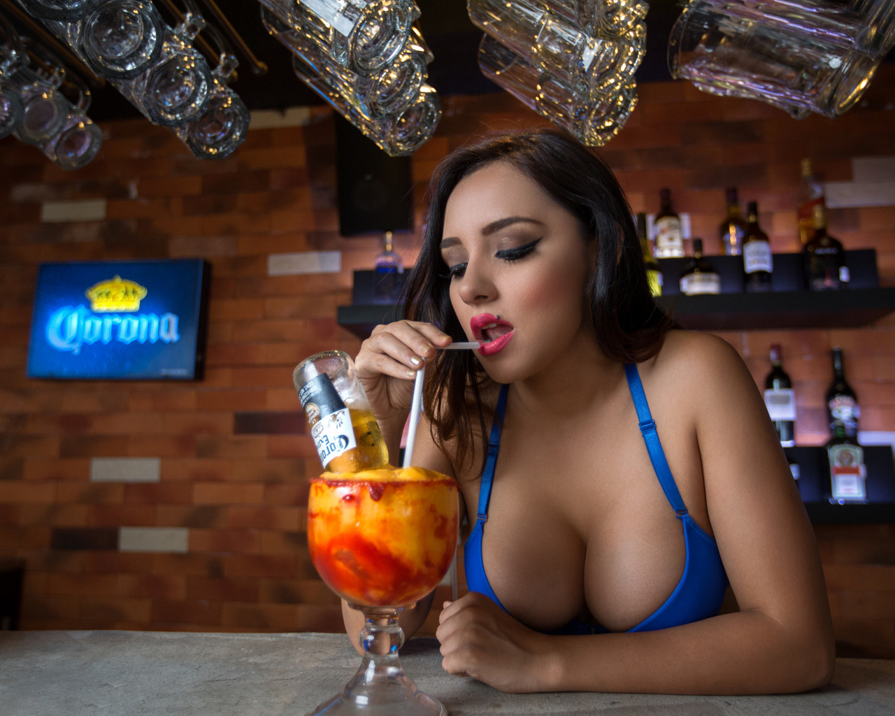 women, dulce soltero, luis gaston, boobs, portrait, , 