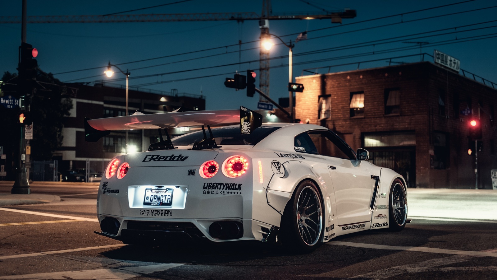 liberty walk, nissan, gt-r