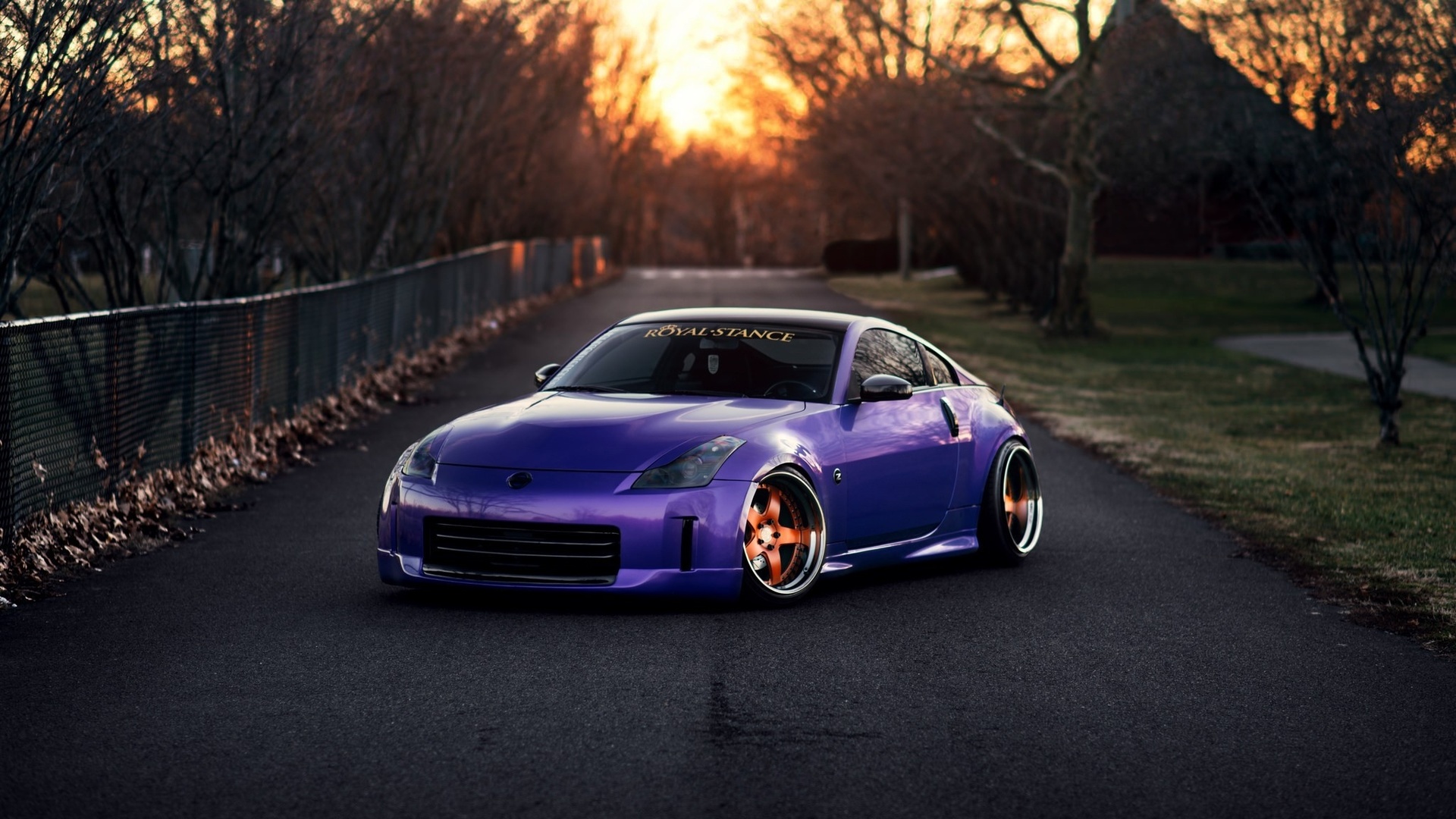 nissan, 350z, tuning, purple