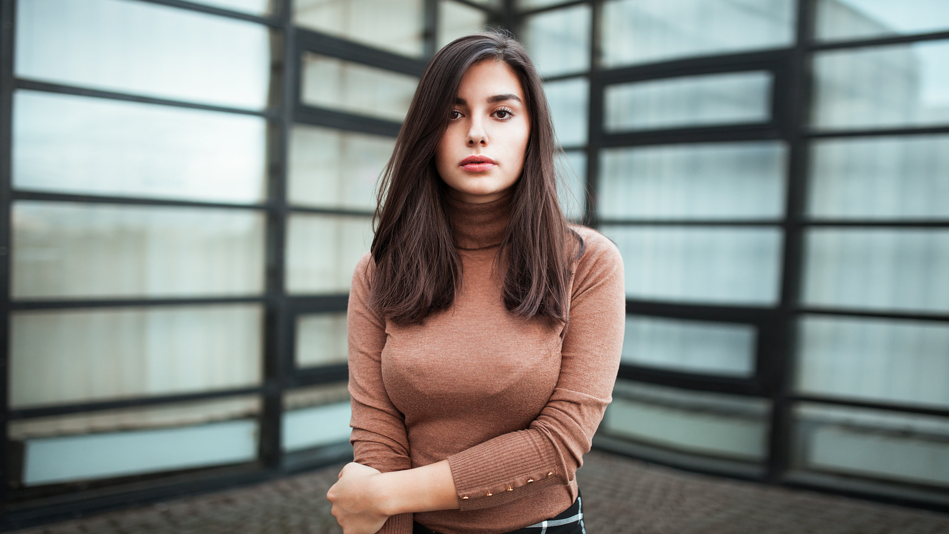 women, portrait, depth of field