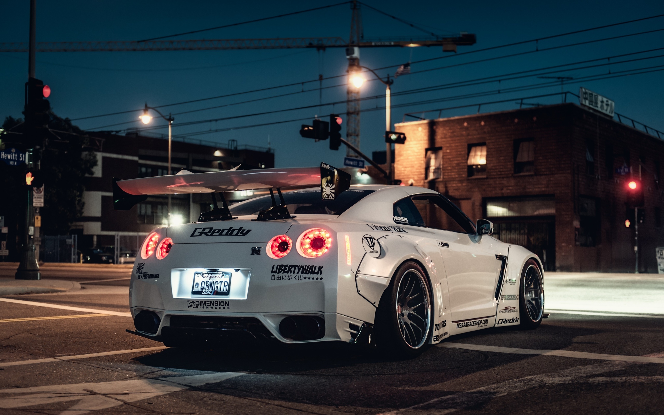 liberty walk, nissan, gt-r