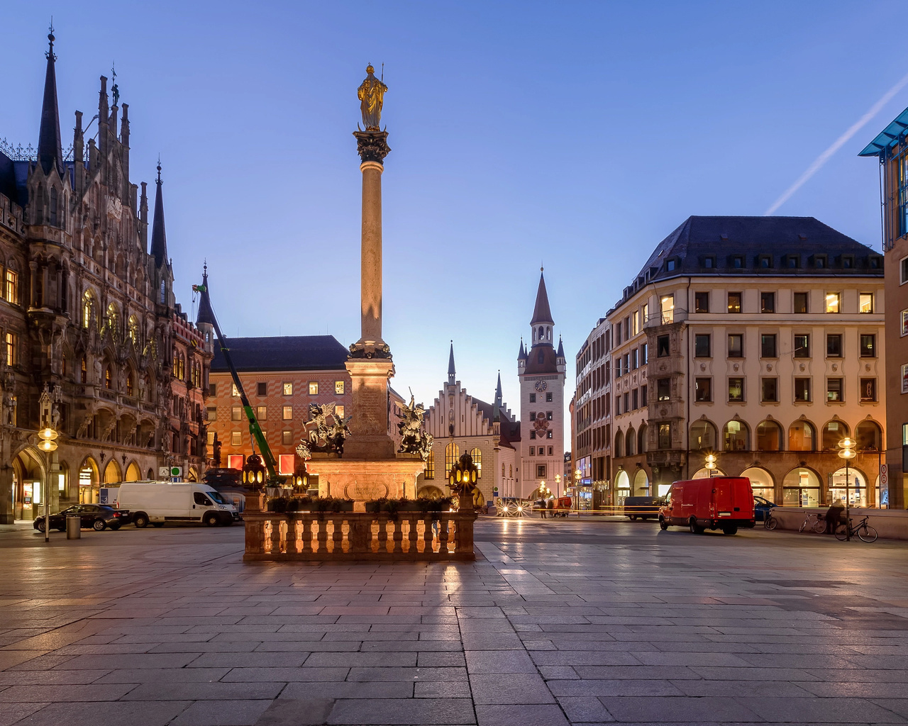 marienplatz, munich, bavaria, germany, , , , , , , , , , 