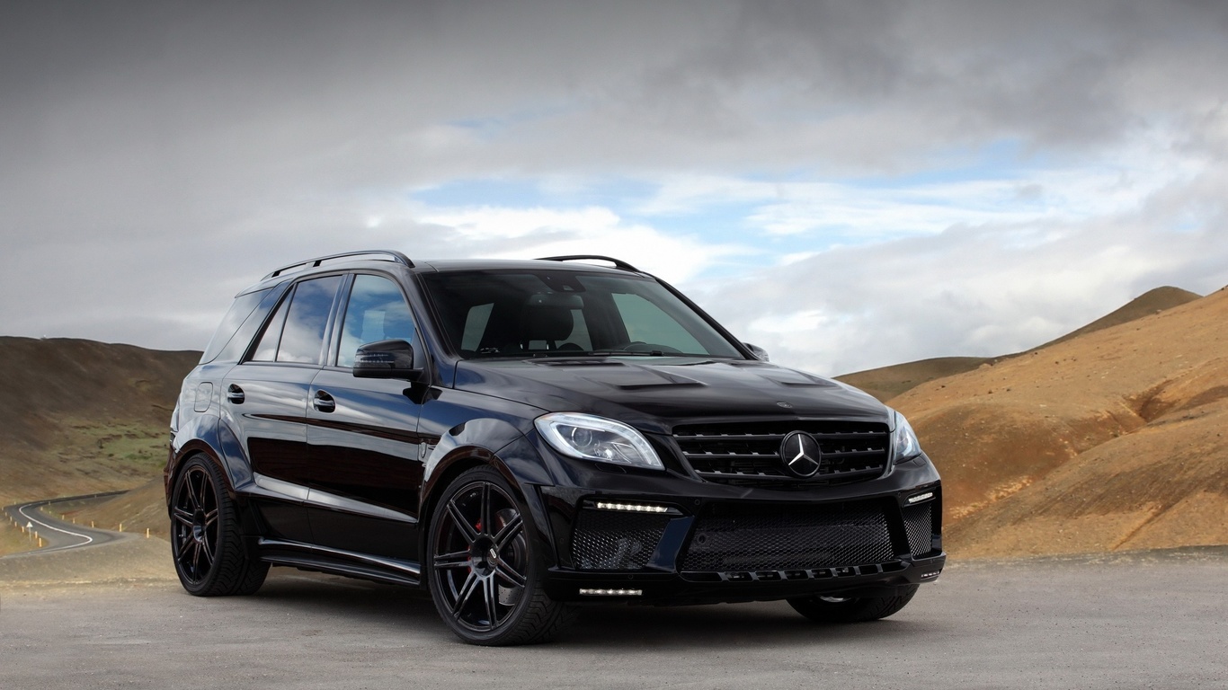 mercedes-benz, ml 63, black