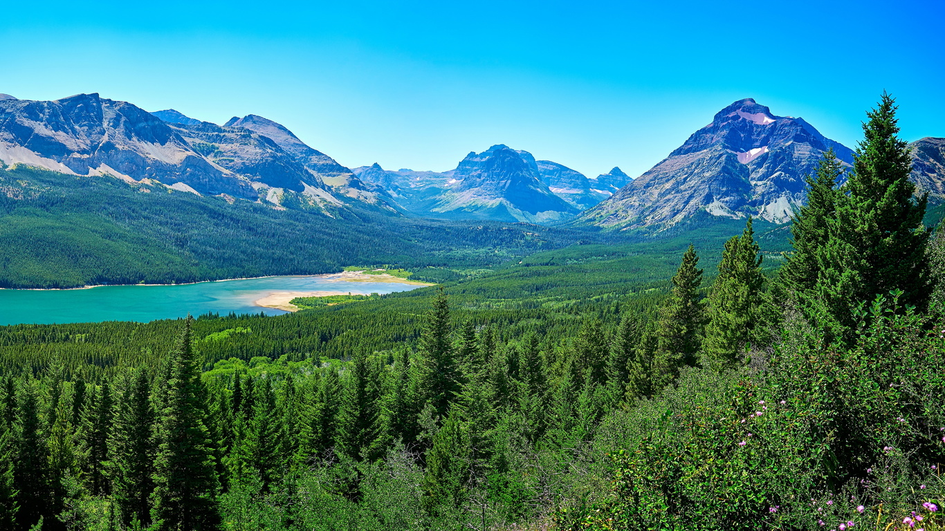 , , , , glacier, national park, saint mary lake, 