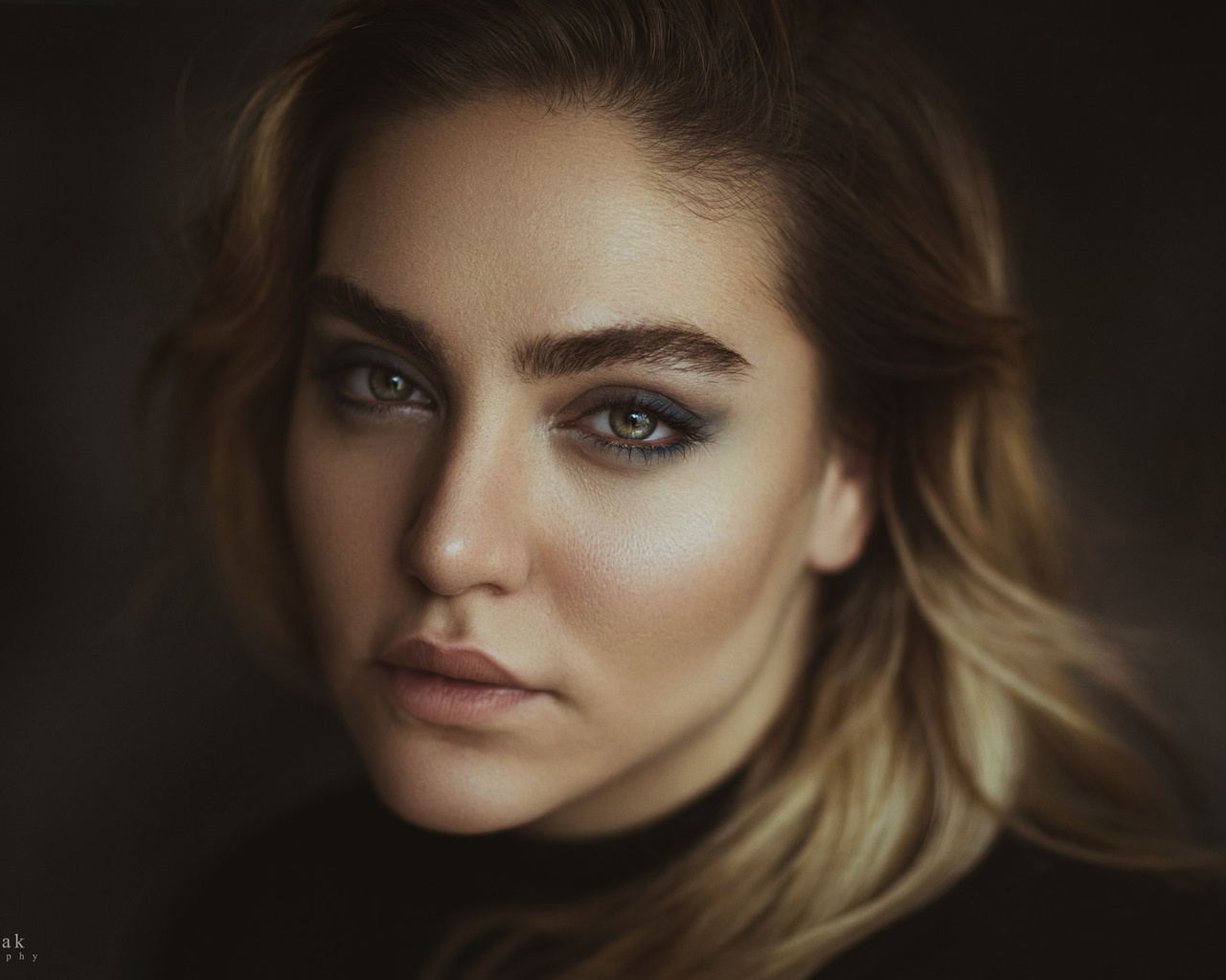 women, face, portrait, ali falak, blonde