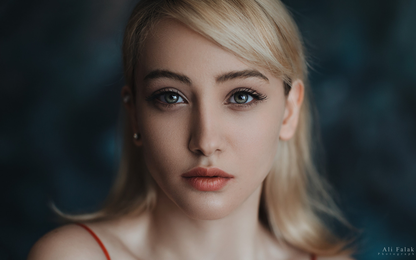 women, face, portrait, ali falak, blonde