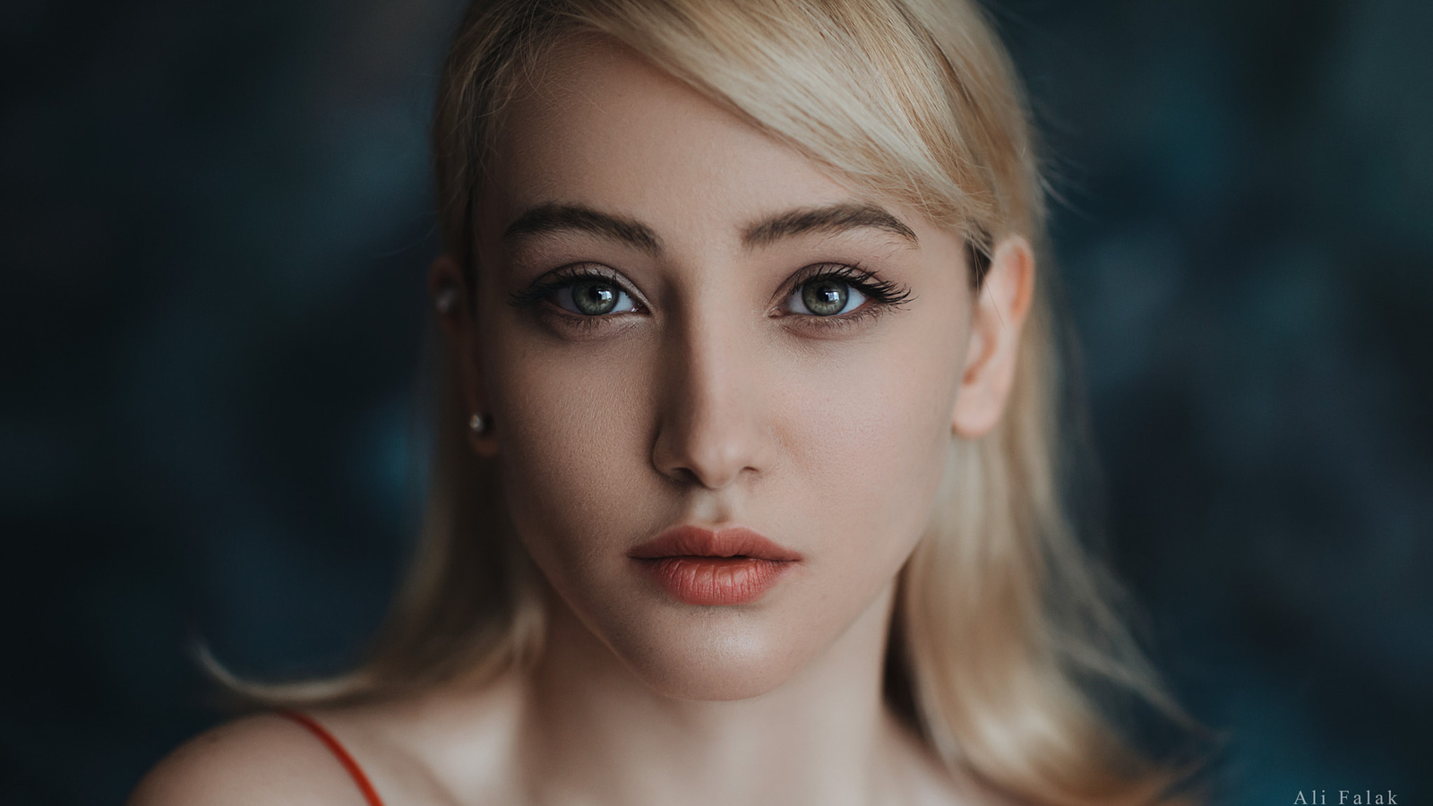 women, face, portrait, ali falak, blonde