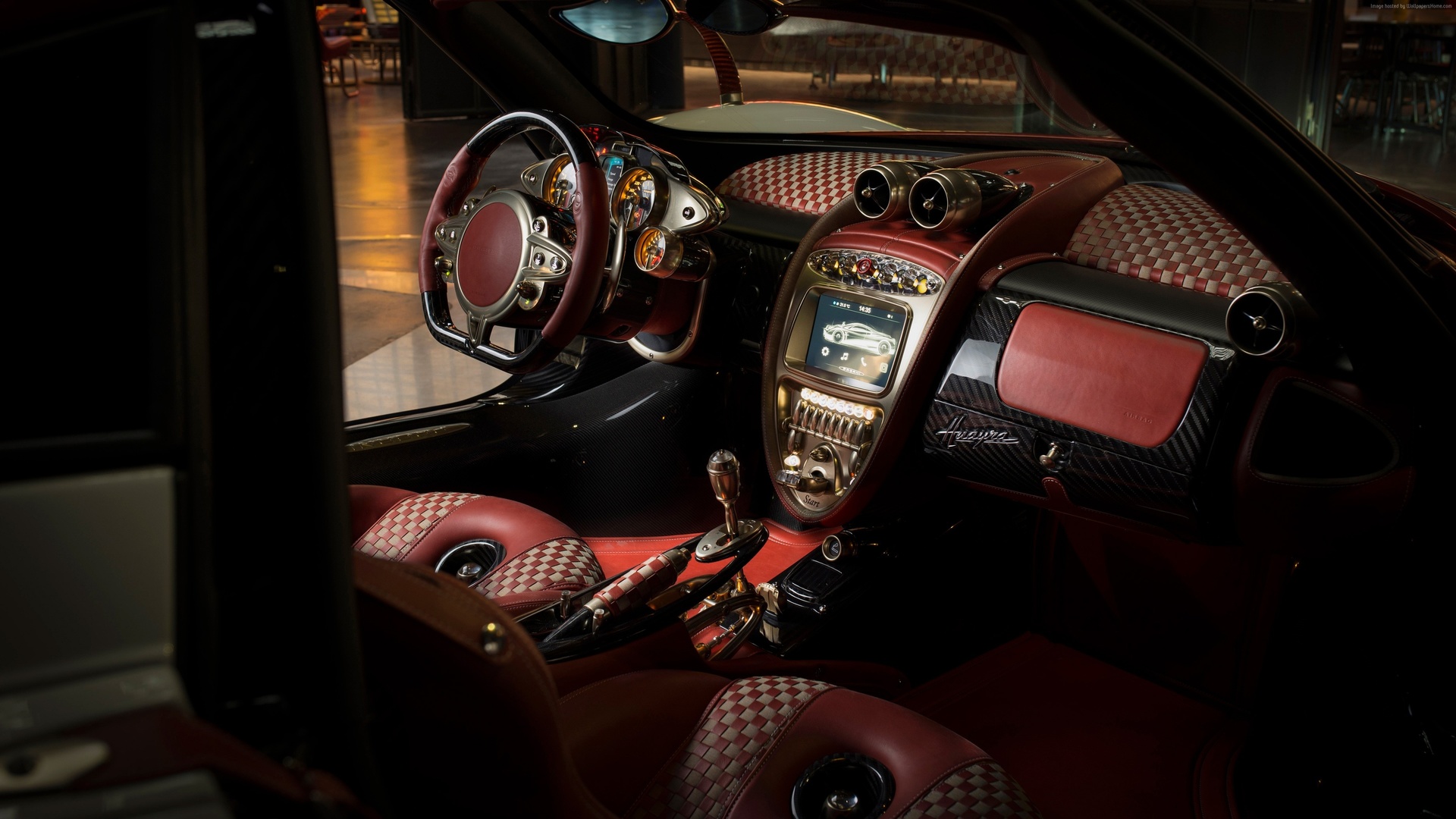 , pagani, huayra, lampo, interior