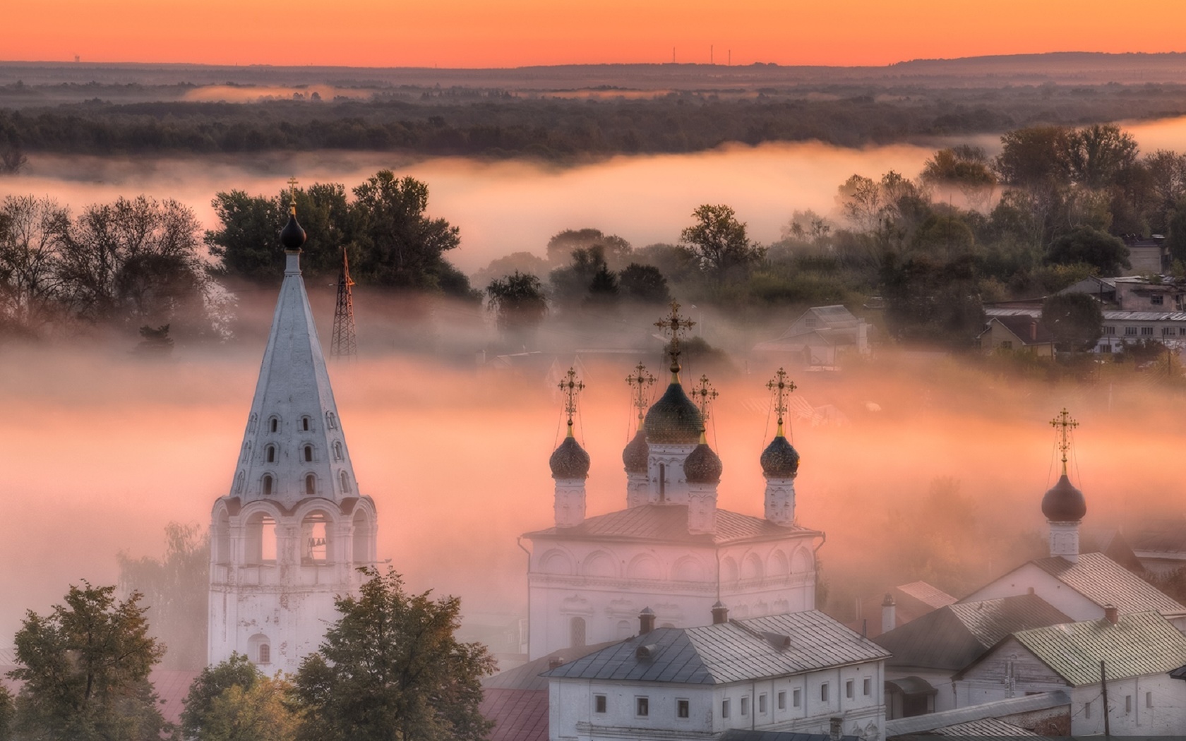 Храм В Тумане Фото Картинки Красивые