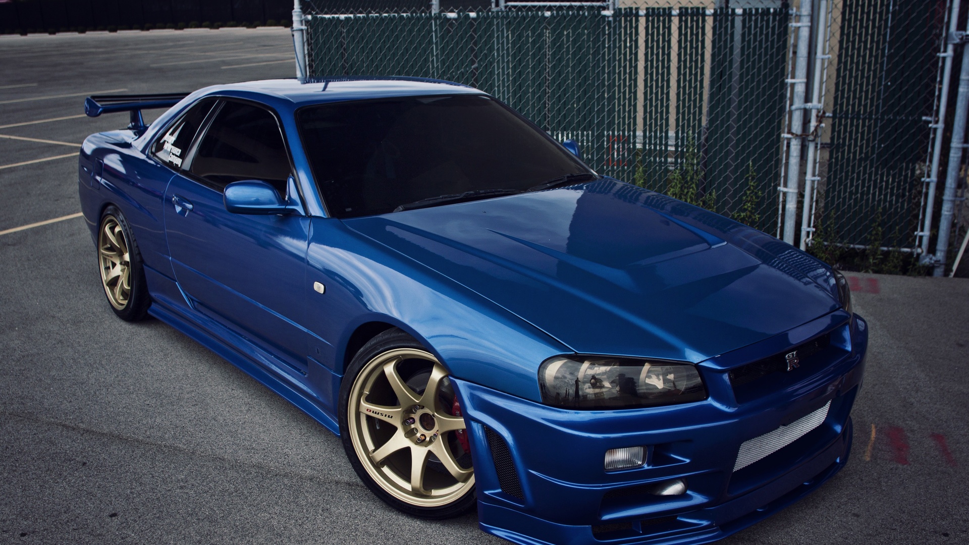 Обои nissan skyline gtr r34