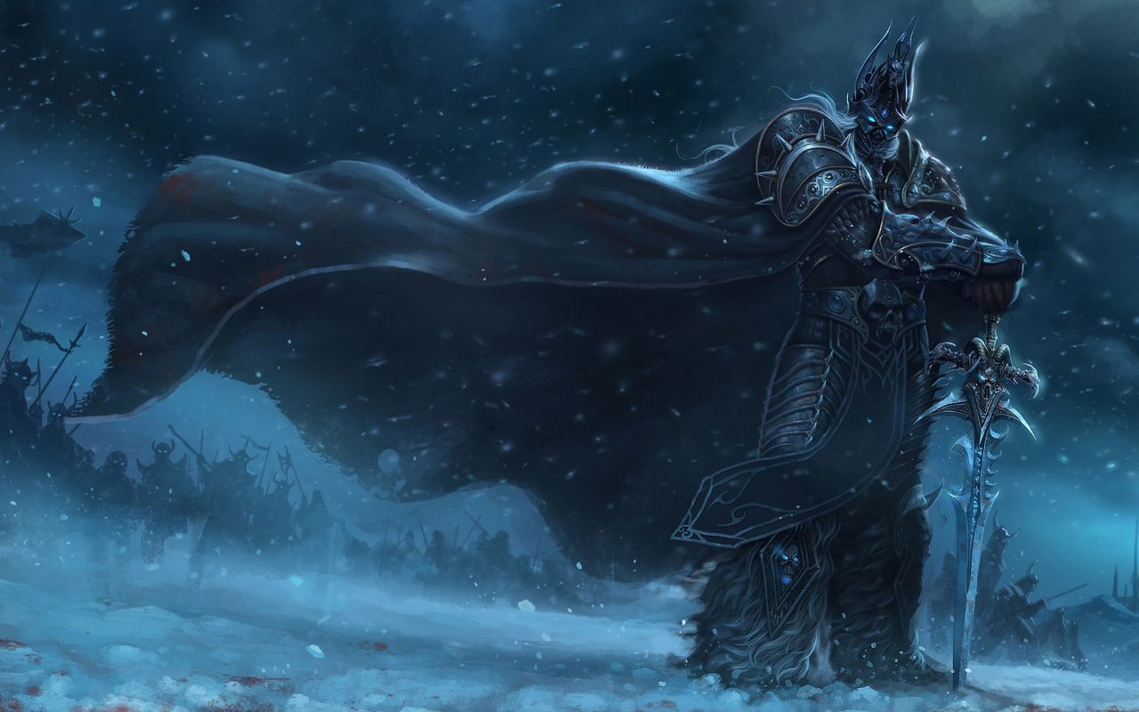 lich king, darkness, , wow, world of warcraft