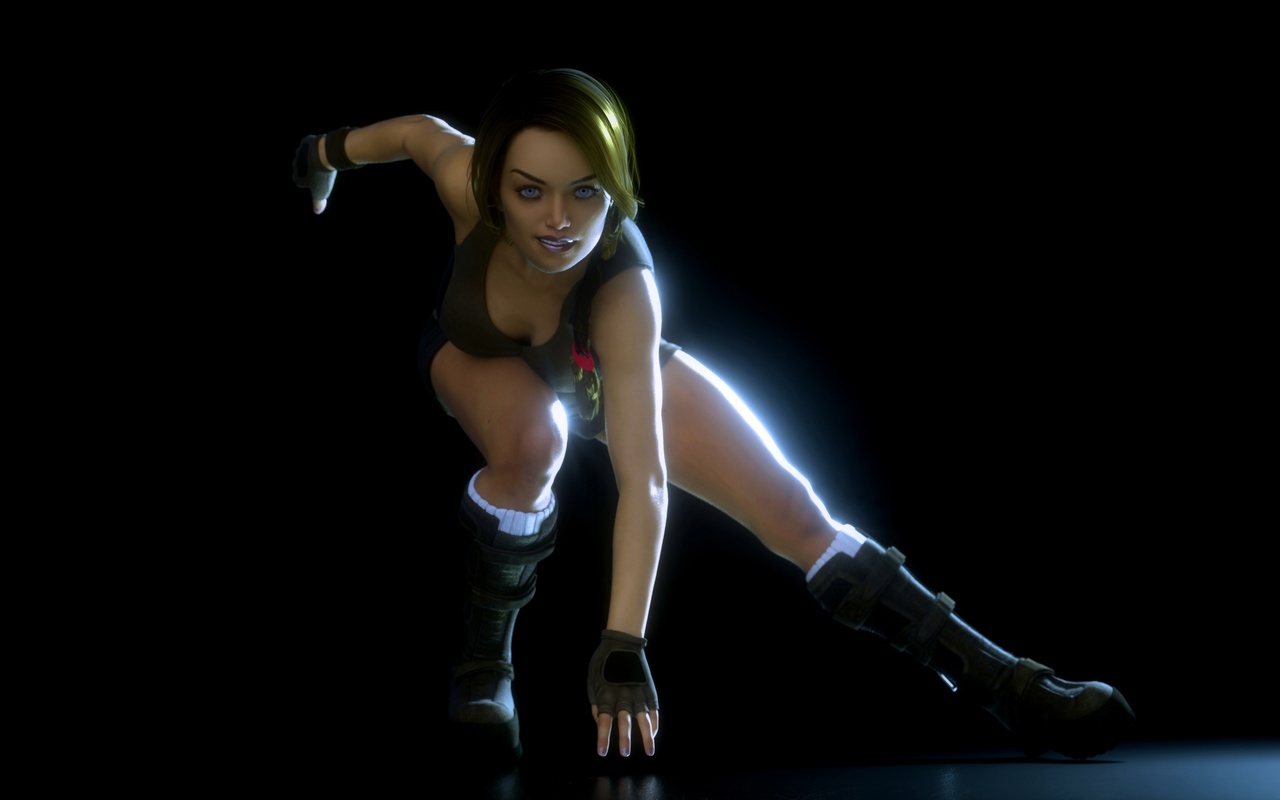 pose, look, rendering, face, lara croft, hair, girl, gloves, tomb raider