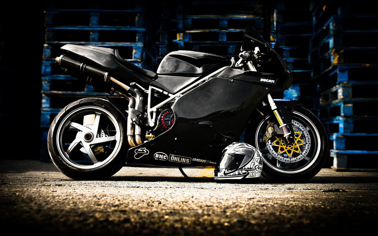 black, ducati, tuning