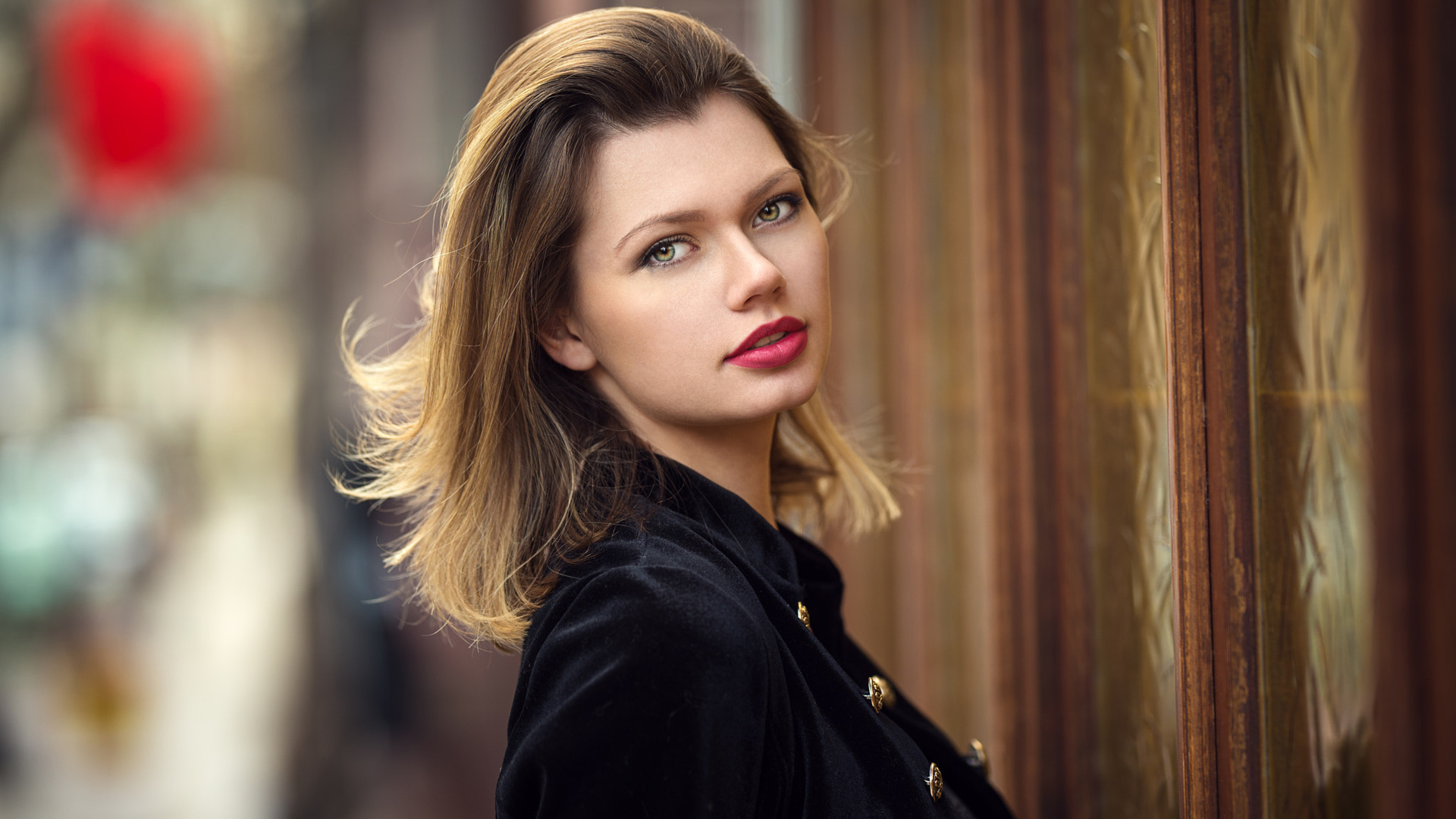 women, blonde, lods franck, portrait, depth of field