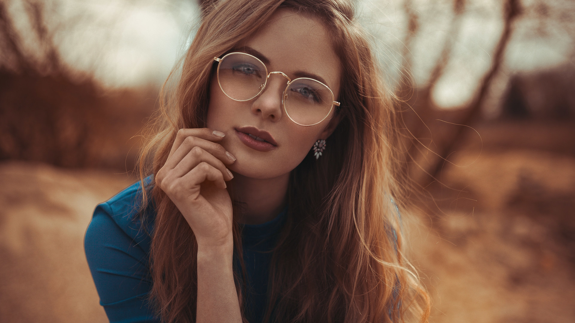 Картинки Women, Portrait, Depth Of Field, Women With Glasses, Women ...