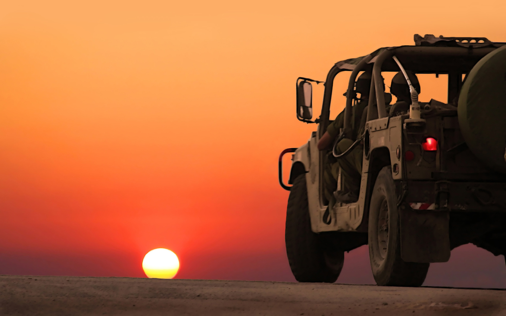 war, sunset, landscapes, road, fighters, horizon, machine