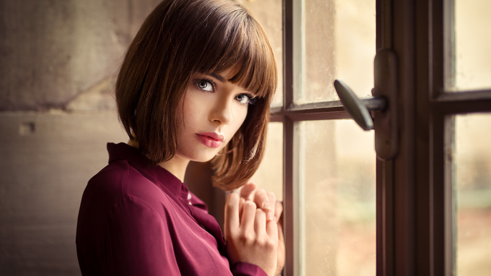 marie grippon, women, lods franck, face, portrait