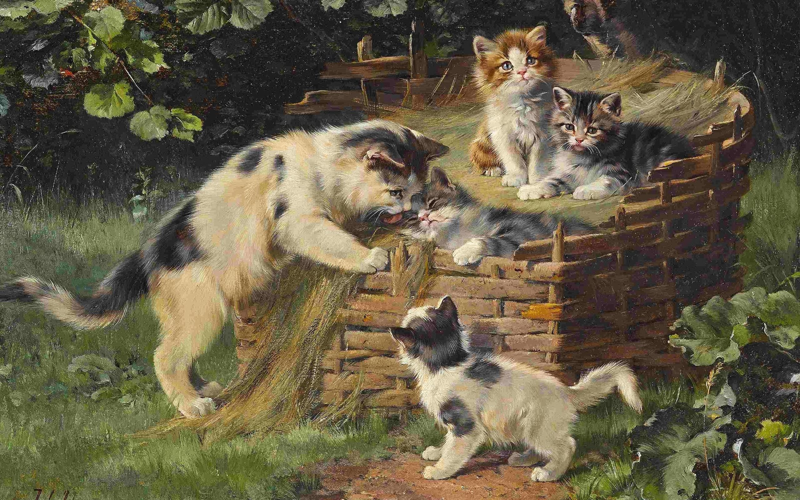 Картина кошка с котятами. Джулиус адам (1852-1913). Кошачье семейство. Юлиус адам. Генри Грант Пламб. Кассиуса Кулиджа картины.