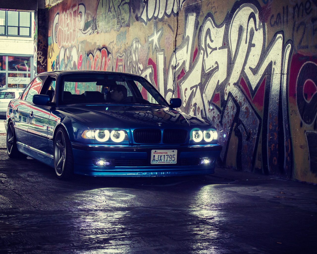 750il, bmw, e38, , , , stance