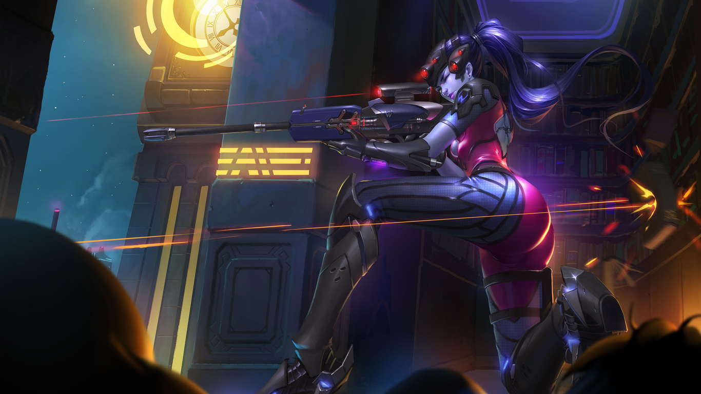 widowmaker, overwatch, 