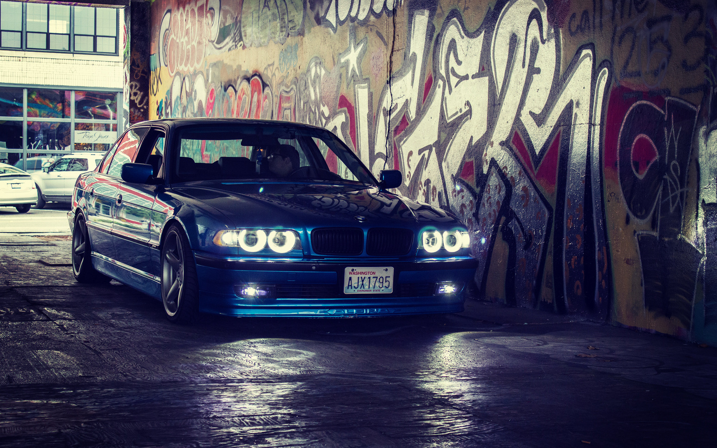 750il, bmw, e38, , , , stance