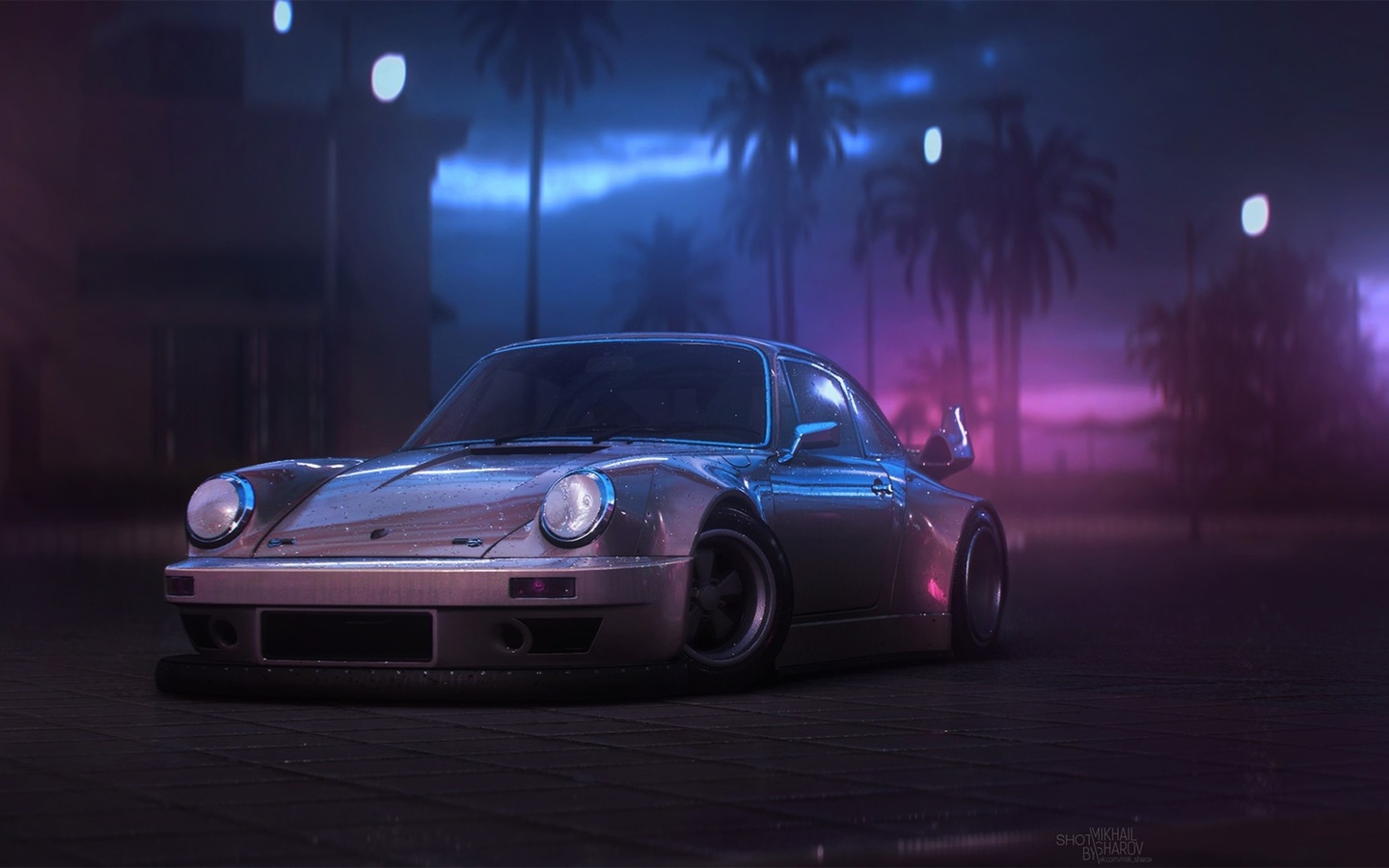 porsche, 911, artwork