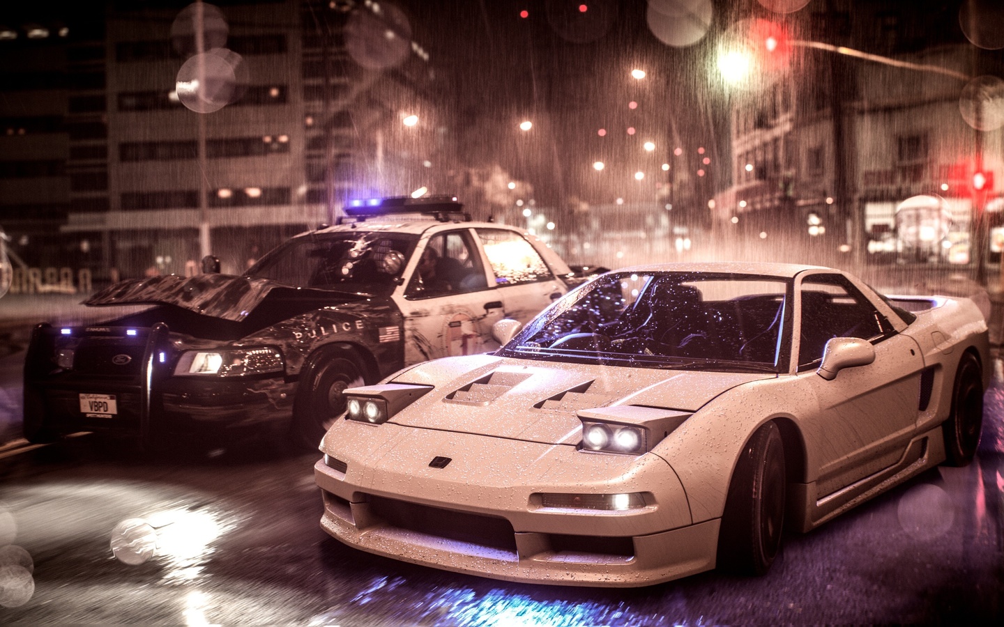 need for speed, acura, nsx, police, car, 