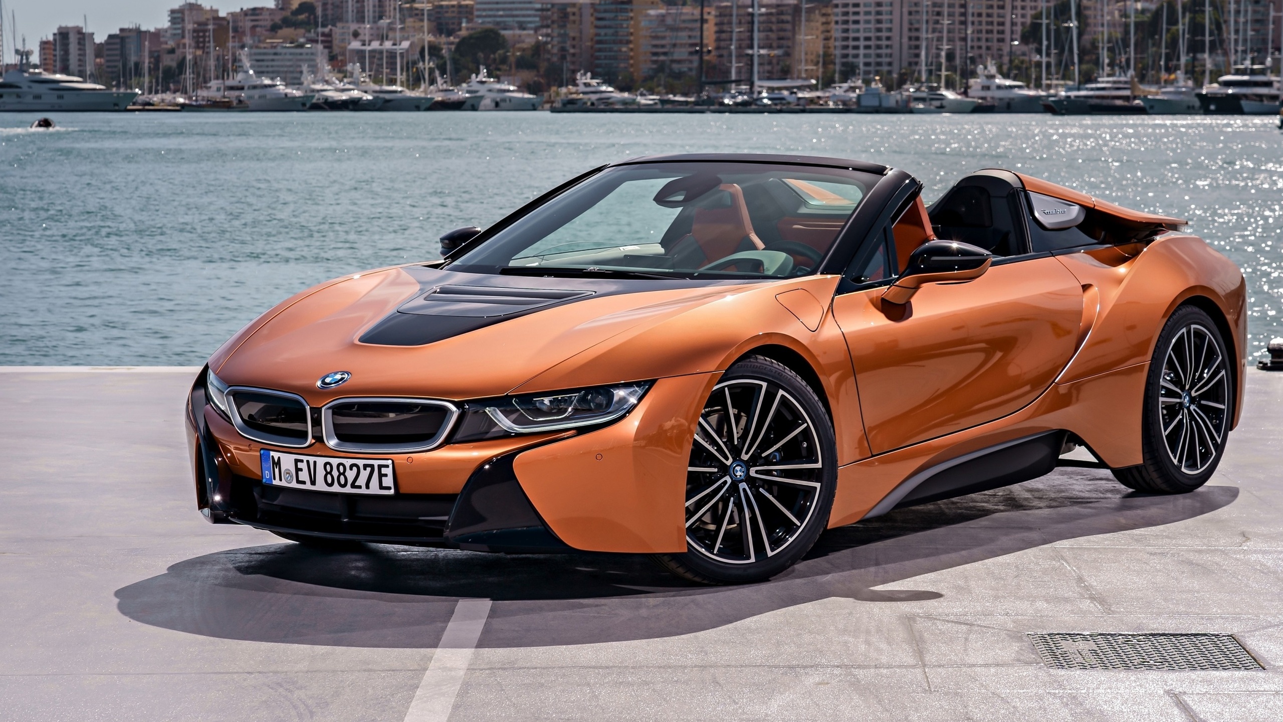 bmw, i8, roadster, 2018, electric car, cabriolet