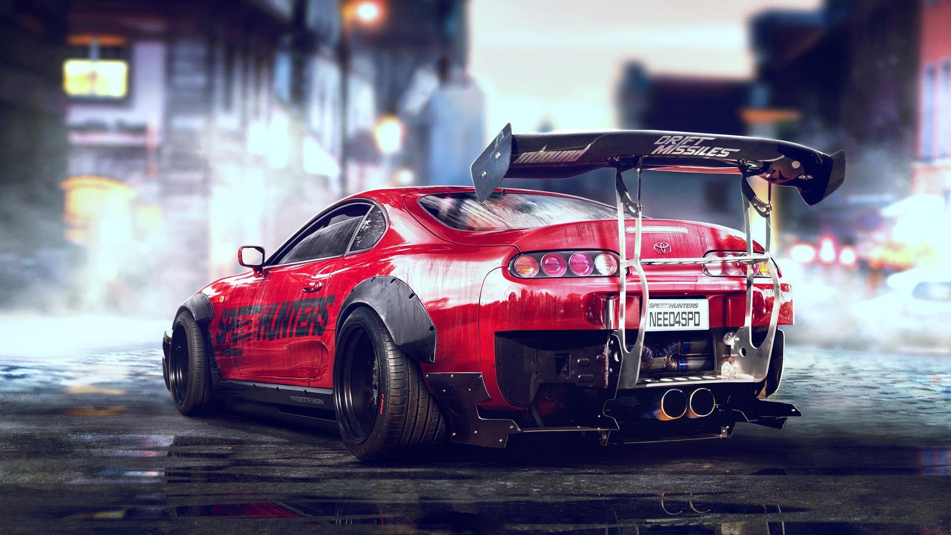 Картинки drift, toyota, supra - обои 1920x1080, картинка №287716