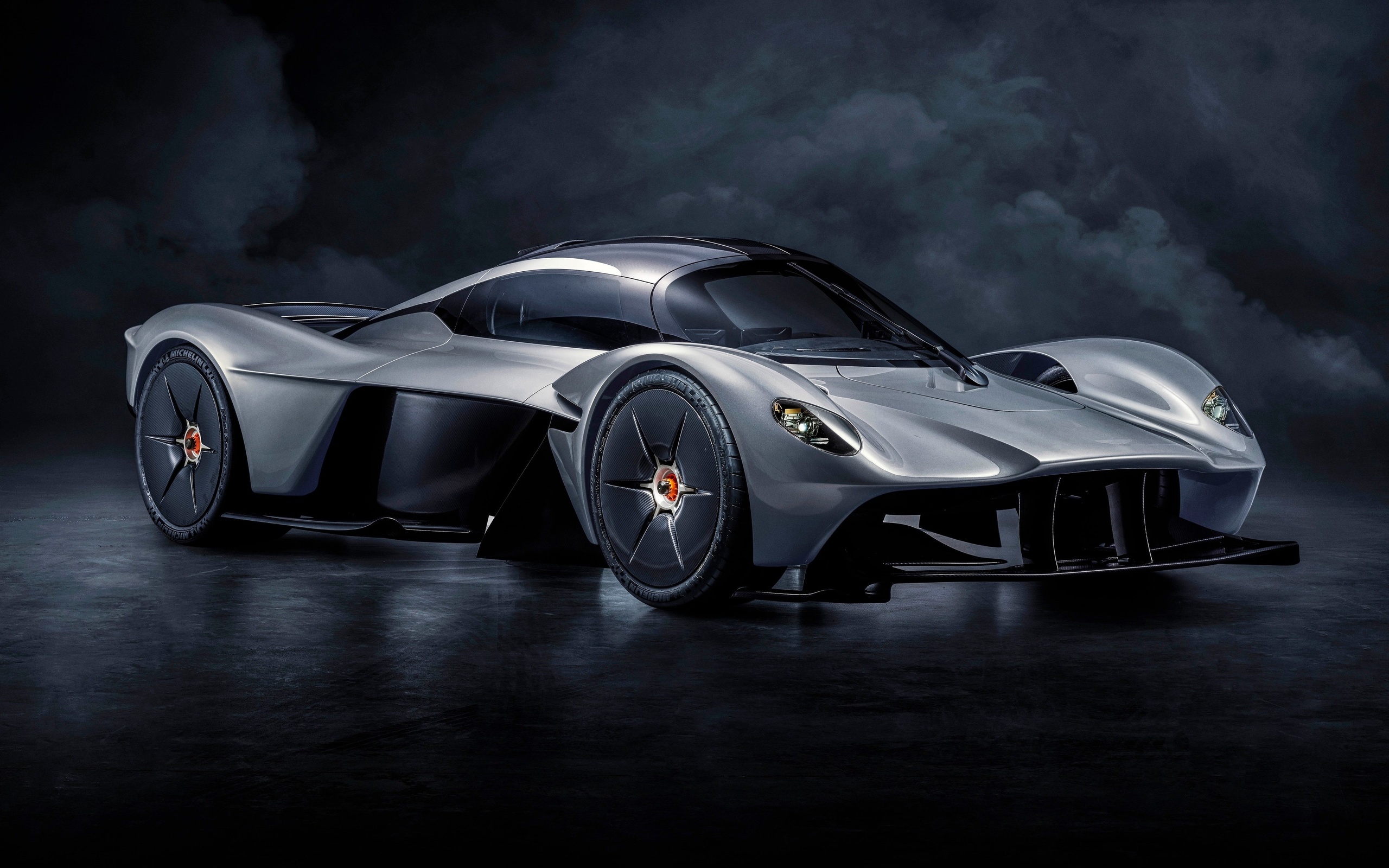 aston martin, valkyrie, carbon, black