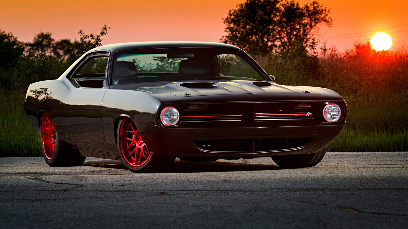 plymouth, barracuda, tuning, supercars, muscle cars