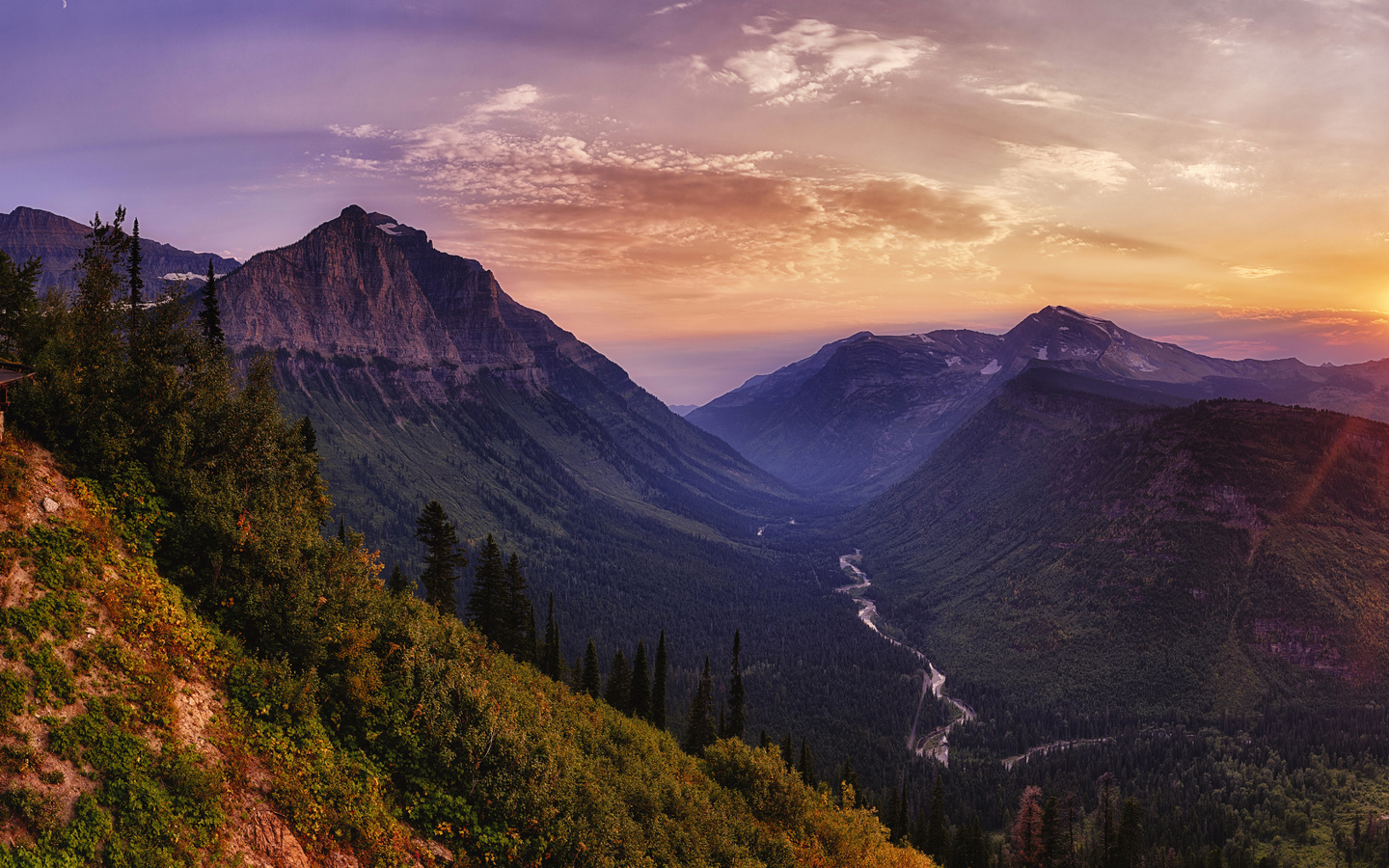 glacier, national park, 