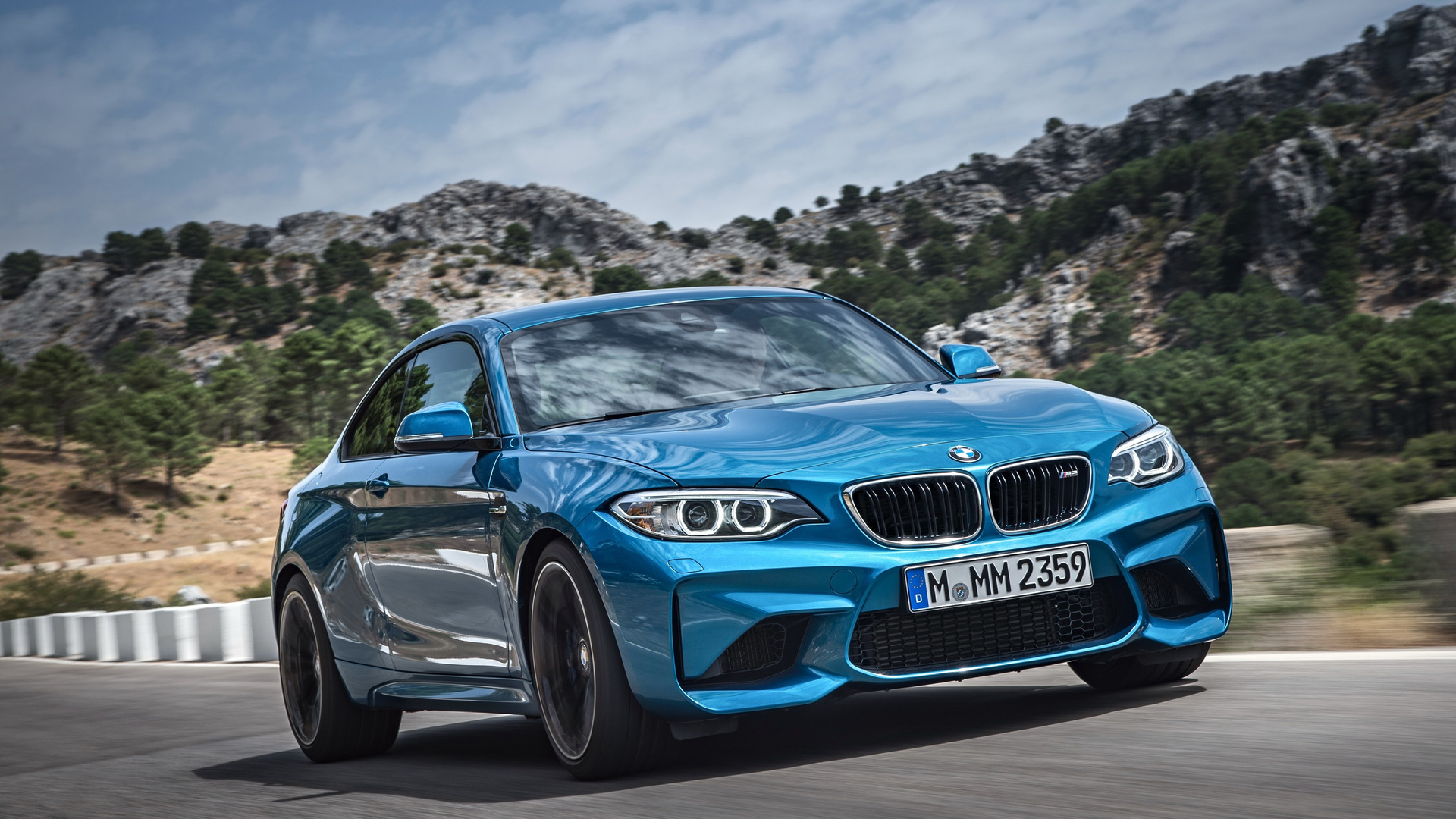 bmw, m2, road, f87