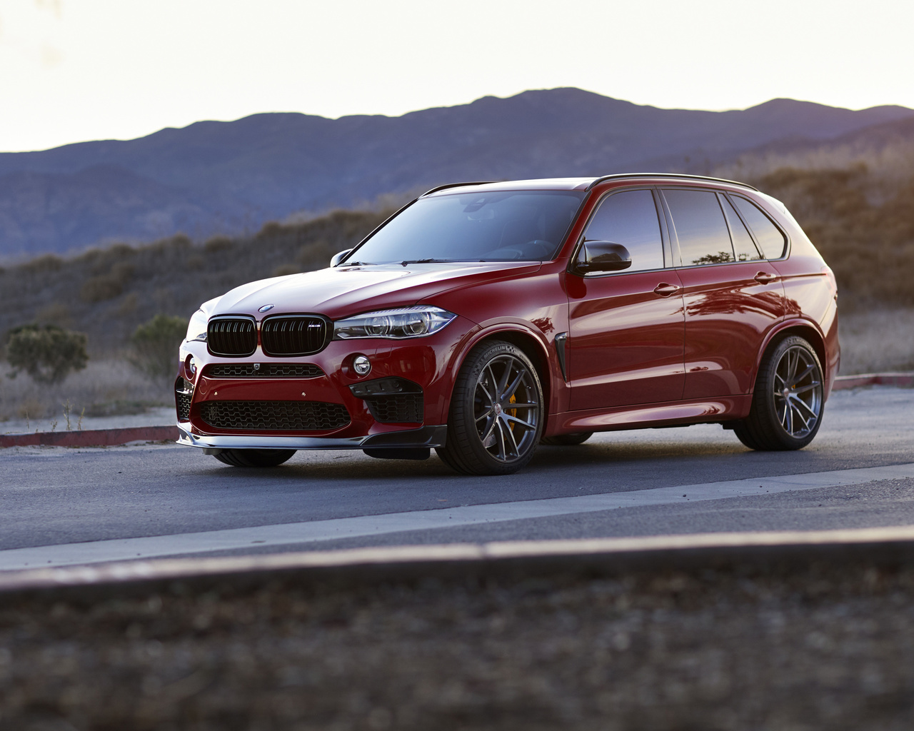 bmw, x5m, f85, red