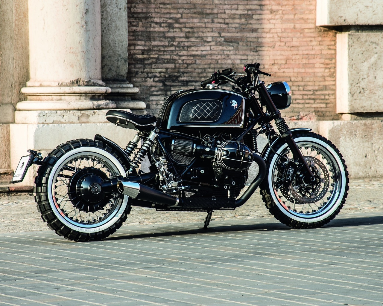 bmw r nine t, motorcycle, bobber, retro, 