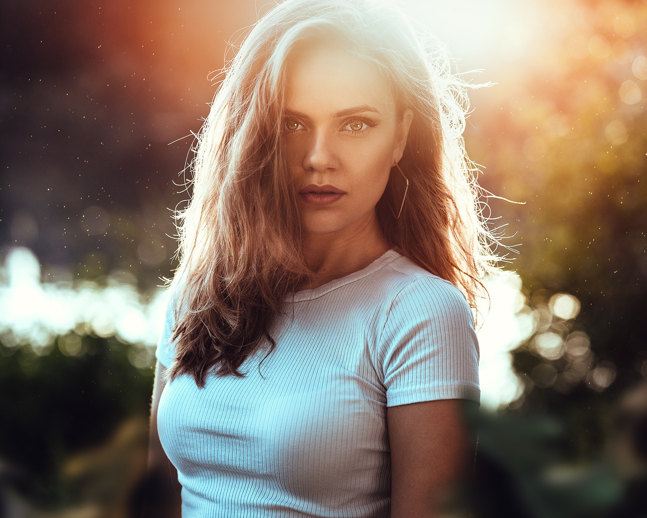 women, portrait, bokeh, face, anatoli oskin,dajana