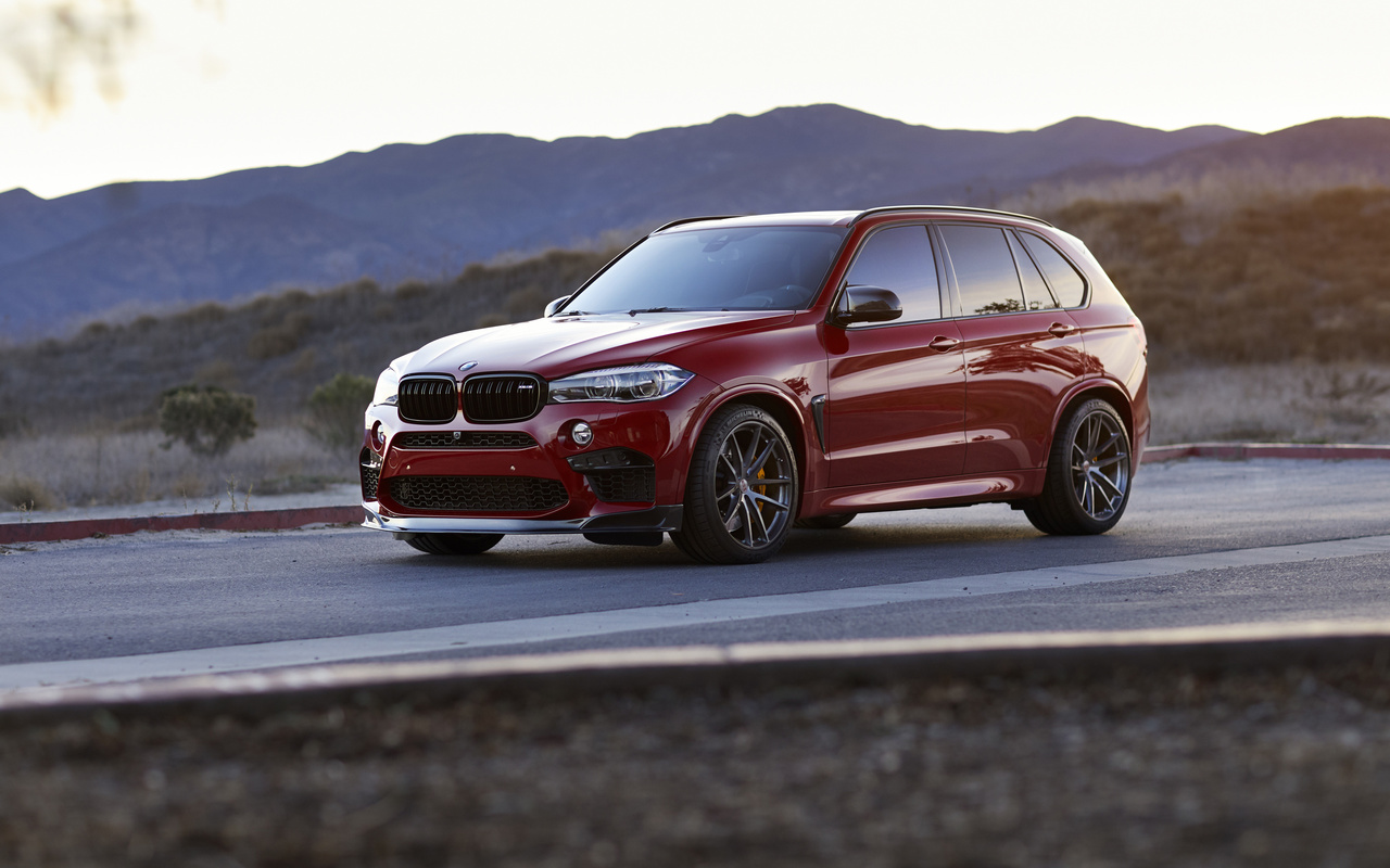 bmw, x5m, f85, red