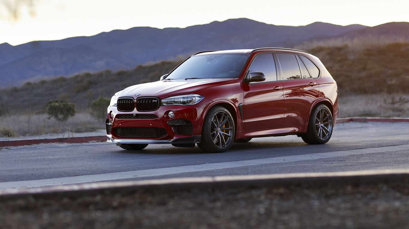 bmw, x5m, f85, red