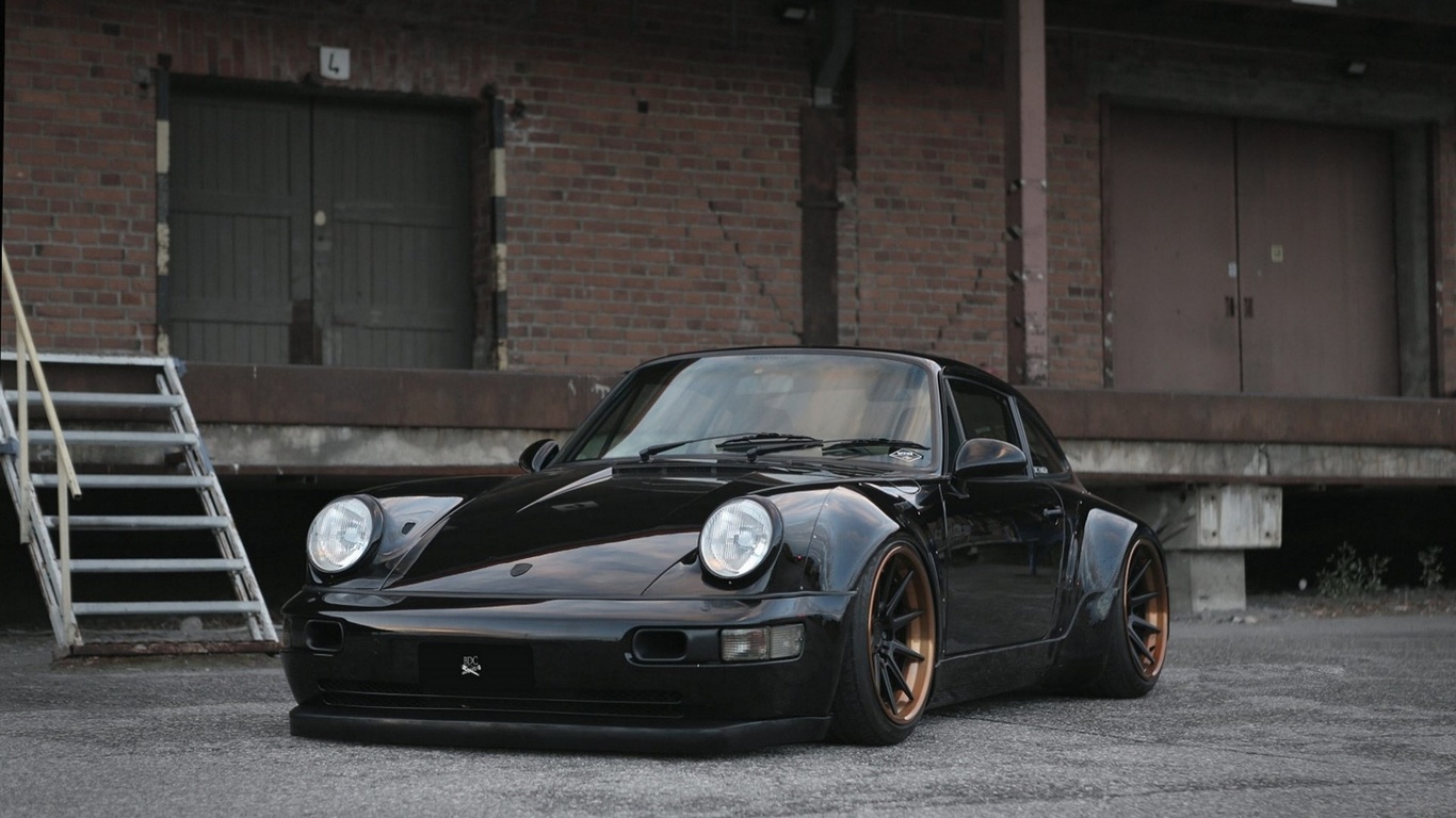 porsche, 964, carrera, black, adv10, track spec sl wheels, adv1, wheels