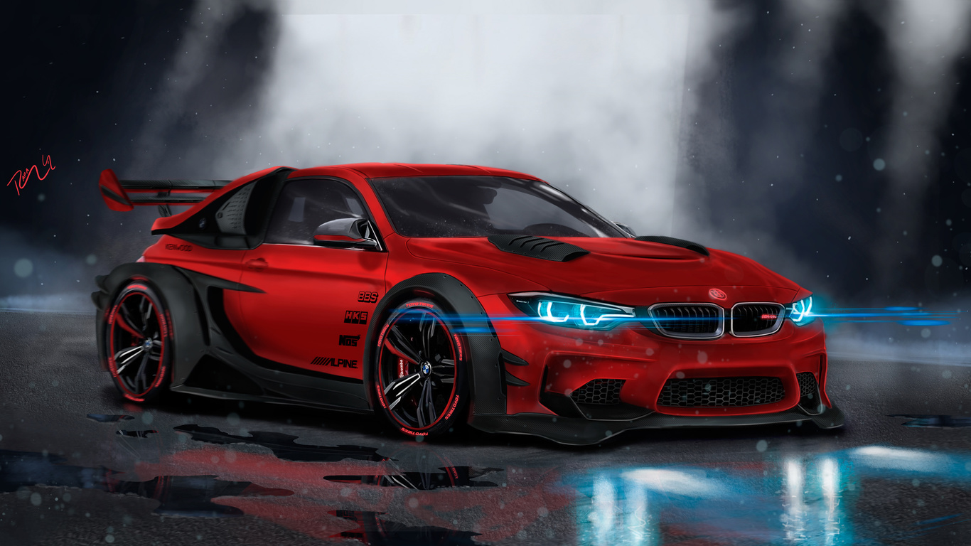 bmw, m4, custom, cgi