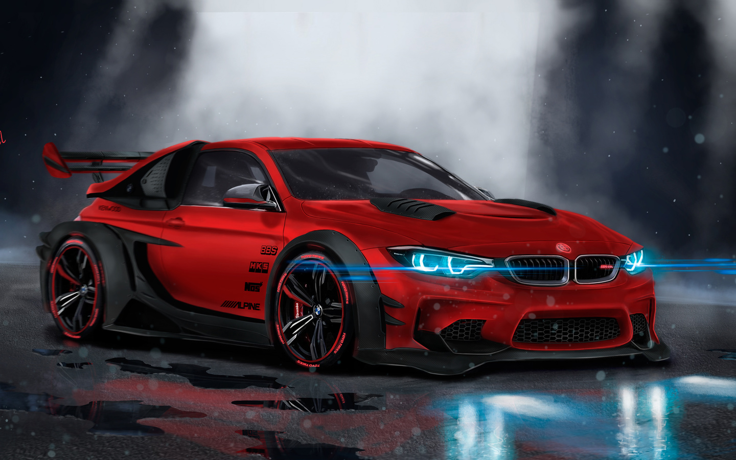 bmw, m4, custom, cgi