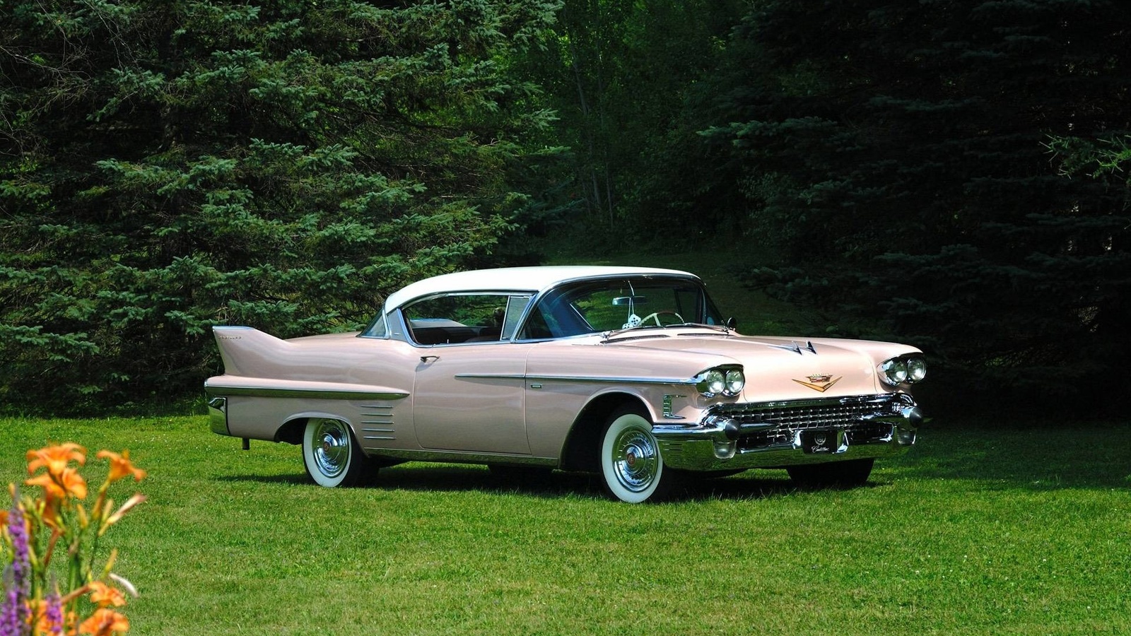 cadillac, 1958, retro