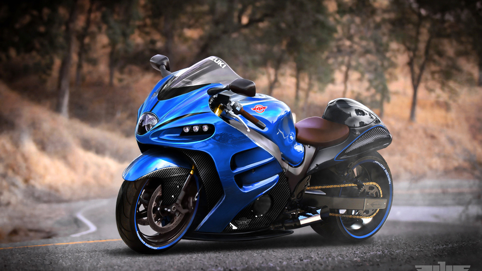 suzuki, hayabusa, art, bikes, , 