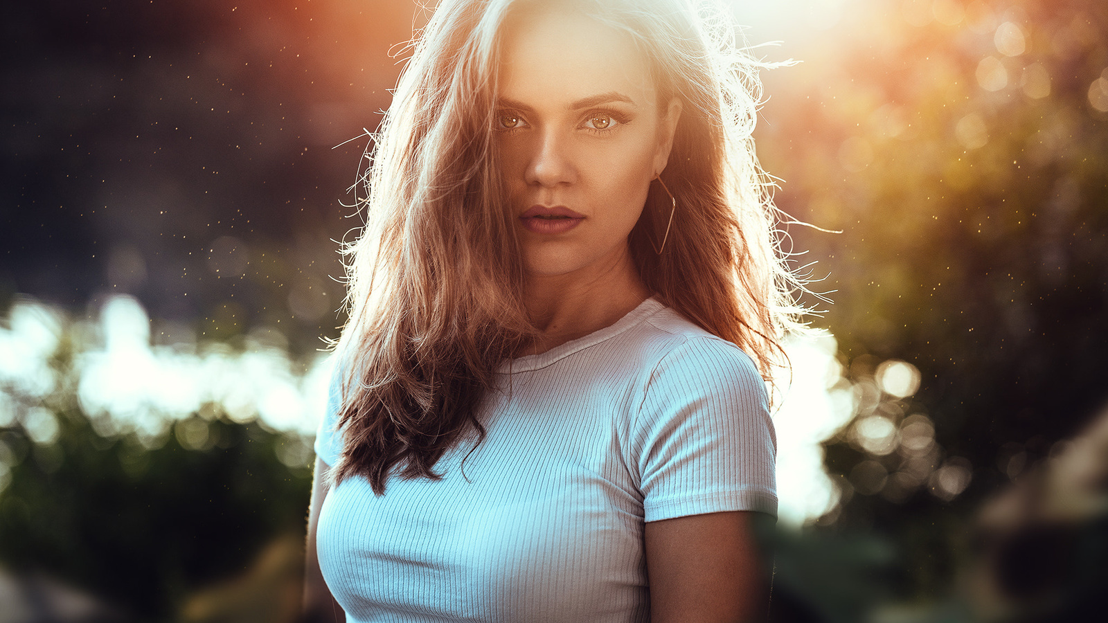 women, portrait, bokeh, face, anatoli oskin,dajana