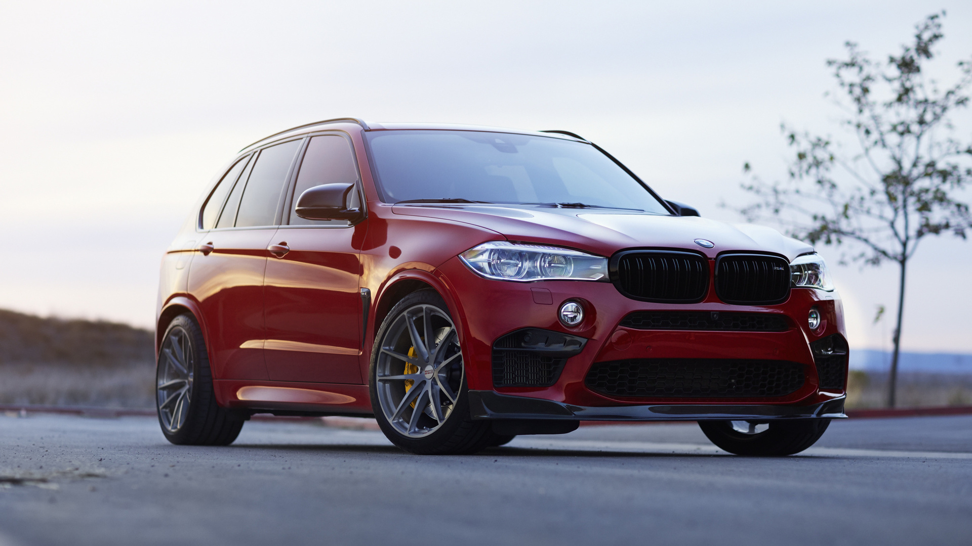 bmw, x5m, suv, tuning, predator, red, x5, f85