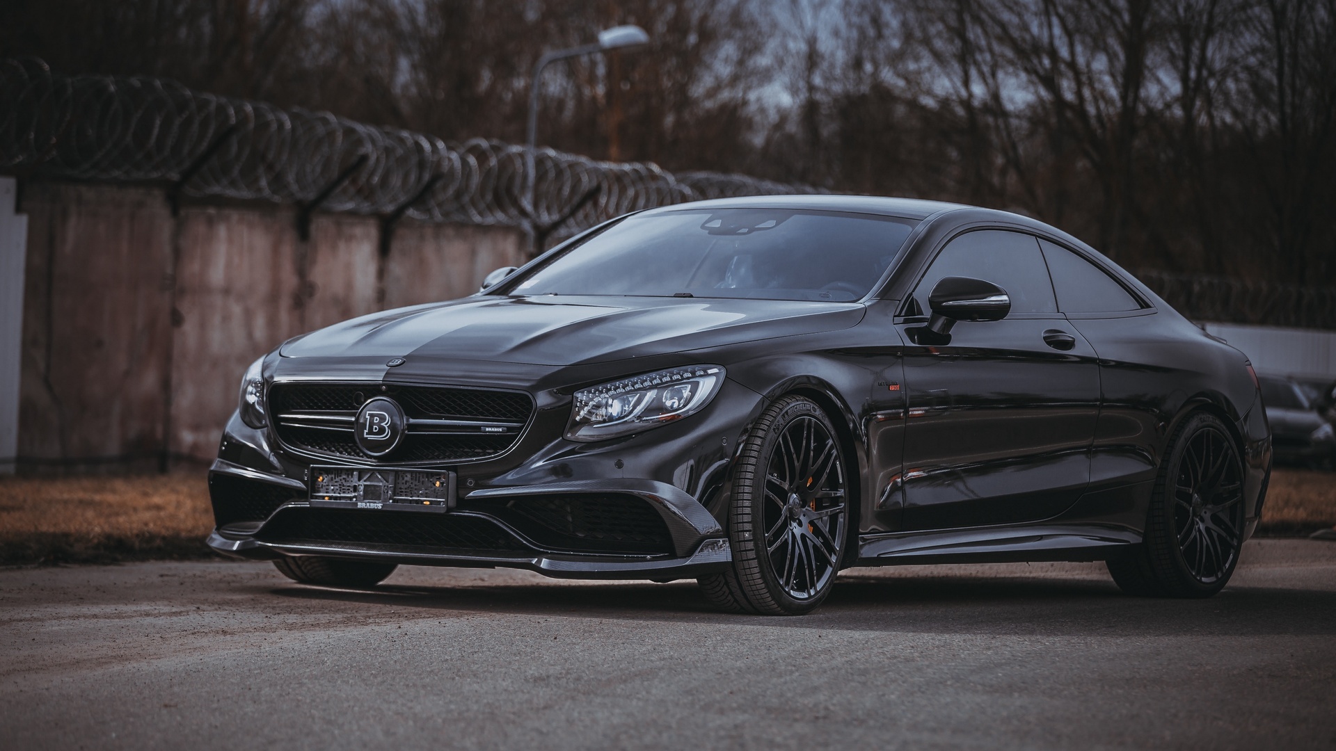 mercedes-benz, s-class, coupe, brabus, c217, s65, amg, w217, black